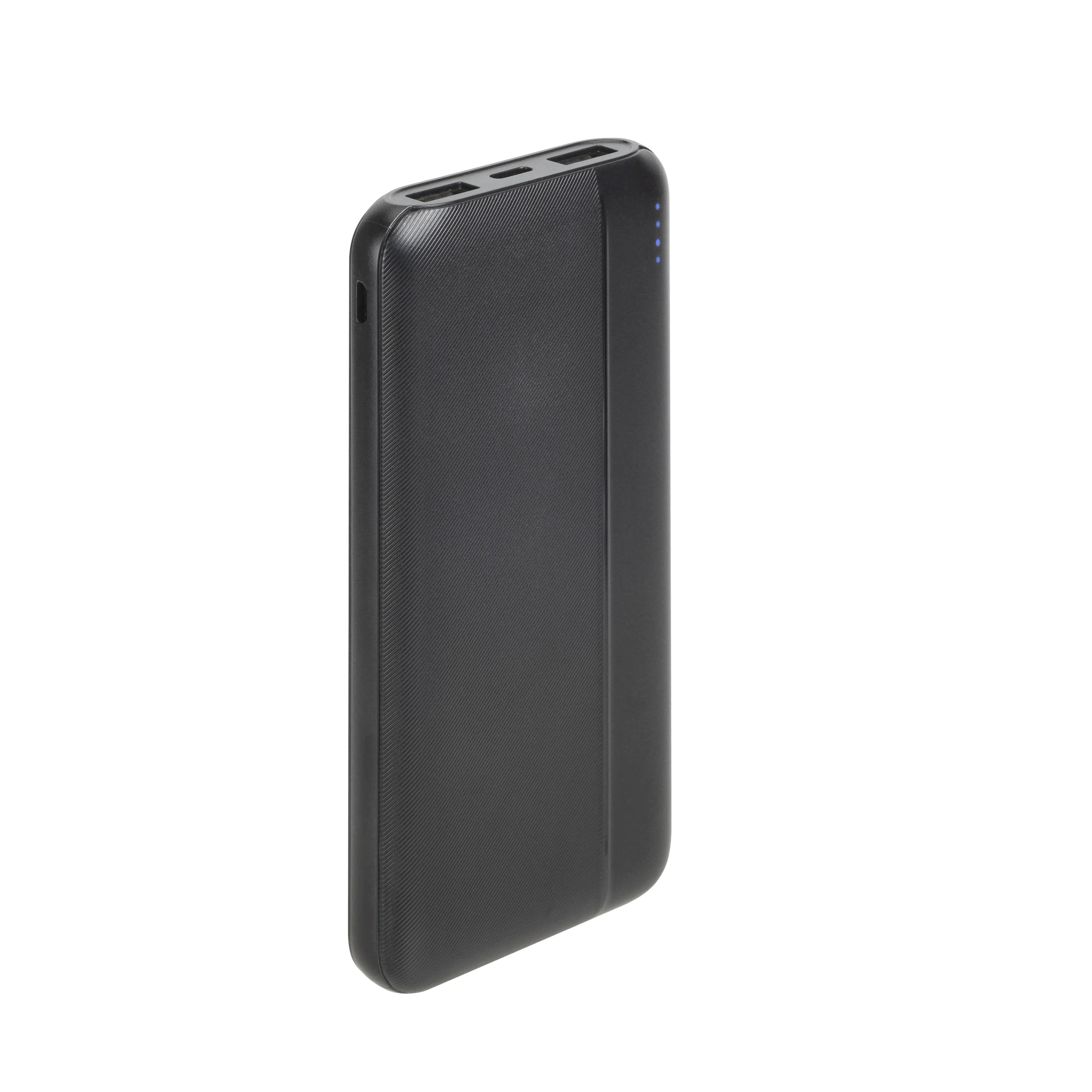 Повербанк 10000 mAh RIVACASE VA2031 power bank, пауэрбанк для телефона, внешний аккумулятор, черный
