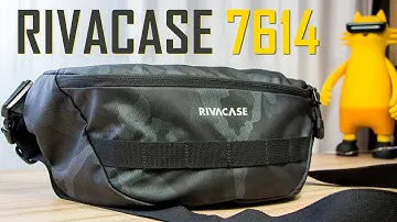Rivacase 7614 - вместительная слинг сумка в стиле милитари! Обзор поясной сумки