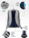 RIVACASE Рюкзак для ноутбука 15.6" серый Rivacase 7760 grey рюкзак