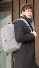 RIVACASE 7962 light grey Рюкзак для ноутбука 15,6" с карманом для планшета до 10.5", объем 20 литров, из водоотталкивающей ткани