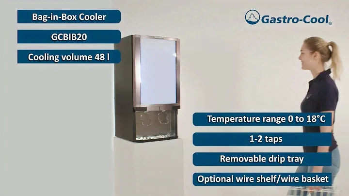 Gastro-Cool - Bag-in-Box Dispenser Cooler - for hotel and gastronomy settings - GCBIB20 307200
