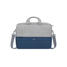 Купить RIVACASE 7532 grey/dark blue сумка для ноутбука 15.6 с нанесением логотипа