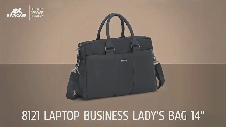 RIVACASE 8121 black Laptop business Lady's bag 14"