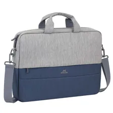Кейс для ноутбука до 15 RIVACASE 7532 grey/dark blue