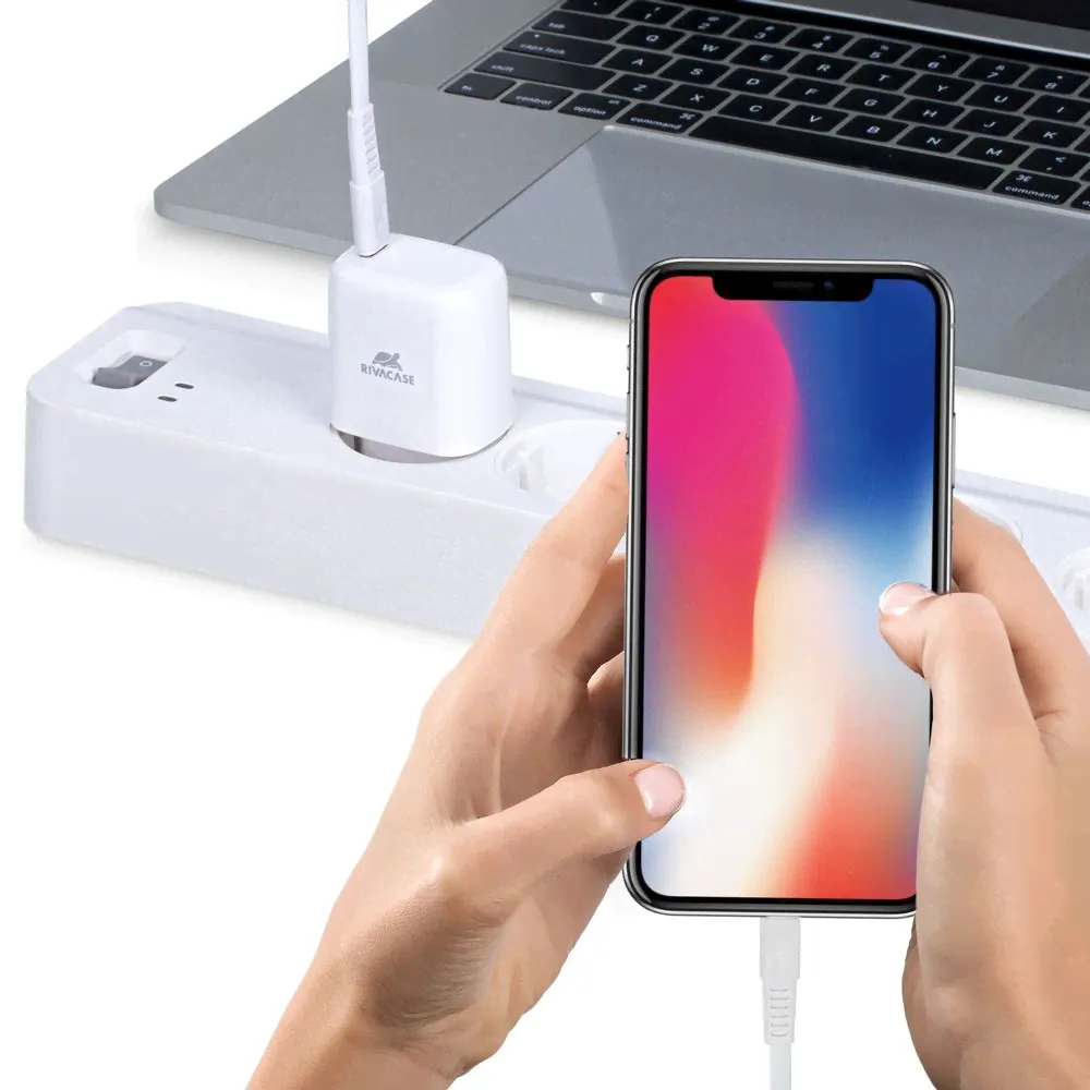 RIVACASE PS4191 with USB C зарядное устройство-1