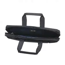 Сумка деловая RIVACASE 8231 grey, отделение для планшета и ноутбука 15,6", ткань, серая, 39x29x7 см, 8231 Grey