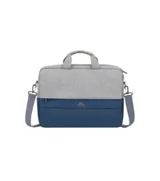 RIVACASE 7532 grey/dark blue сумка для ноутбука 15.6'' с логотипом оптом-0